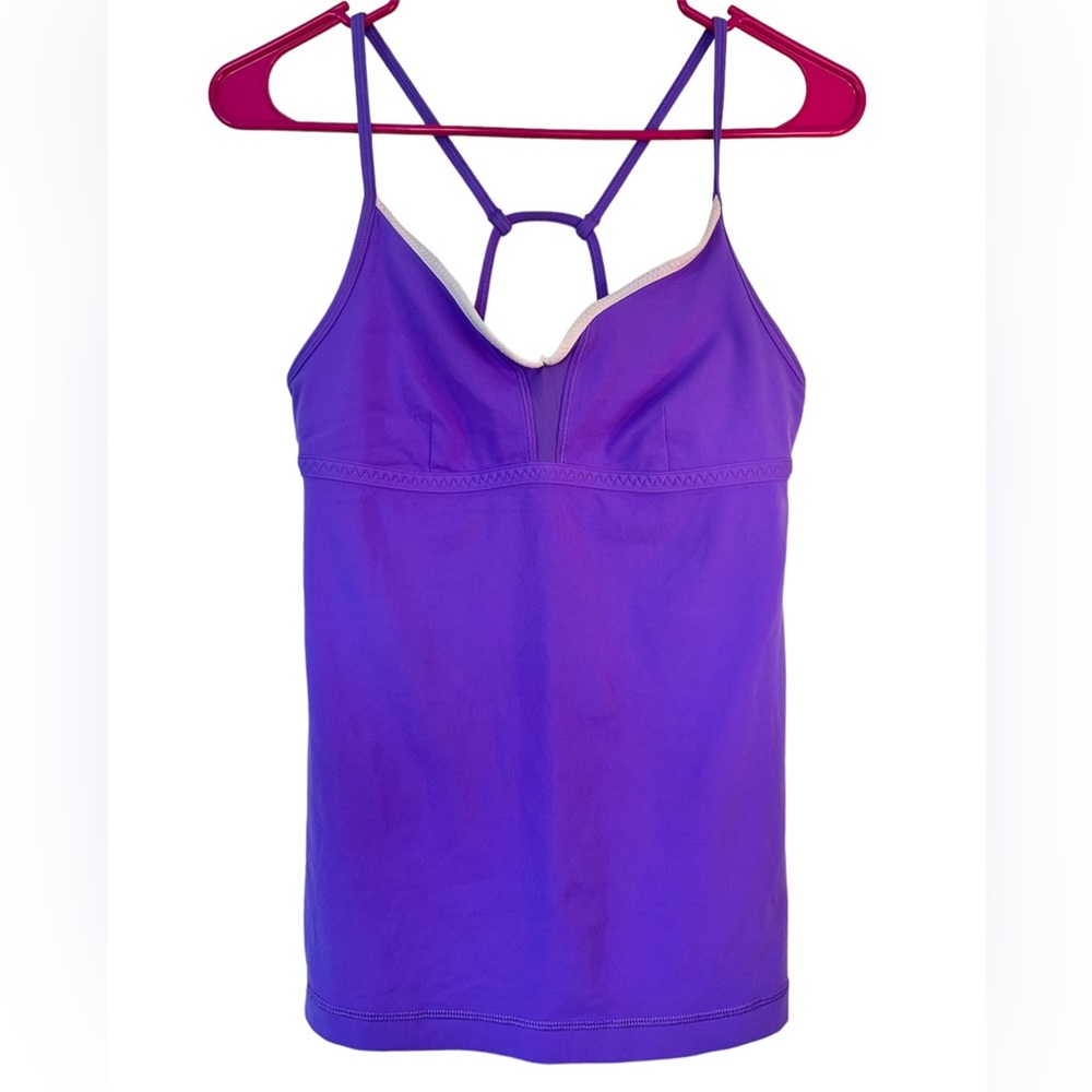 Lululemon Live Lightly Purple Tank Top Women’s Size Medium / 8 Stretchy & Light